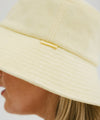 Gigi Pip bucket hats for women - Blair Terry Bucket Hat - 100% cotton terry, packable friendly bucket hat for women [butter yellow]