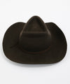 Gigi Pip Limited Edition Hats for Women - Limited Edition Paige Western Felt - custom, hand shaped western brim with a lived in feel and emroidered detailing [dark brown]