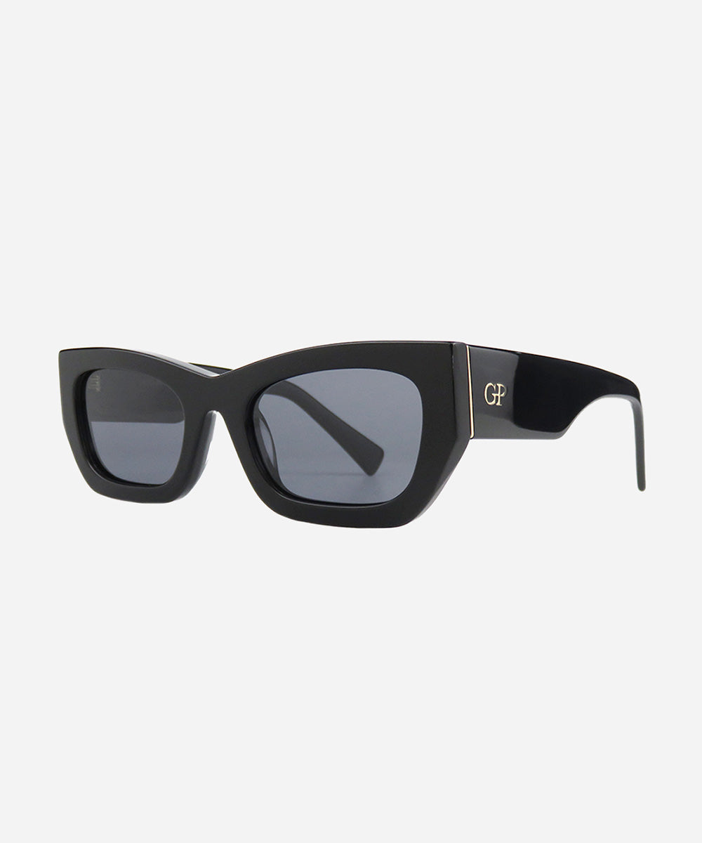 Gigi Pip sunglasses for women - Alta Cat-eye Sunglasses - trendy cat-eye style women's sunglasses with acetate frames with protective polarized lenses [black]