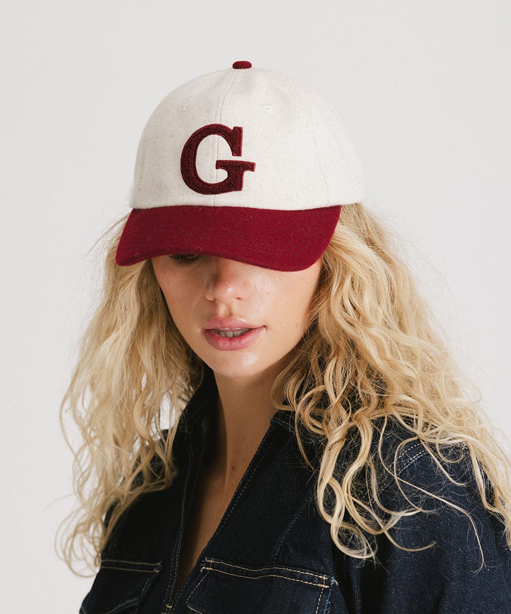 Ballcaps Carson Felt Ball Cap Burgundy