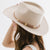 Gigi Pip hat bands + trims for women's hats - Cara Loren Vegan Wrap Band - leather vegan adjustable wrap band featuring gold plated metal hardware [dusty pink]