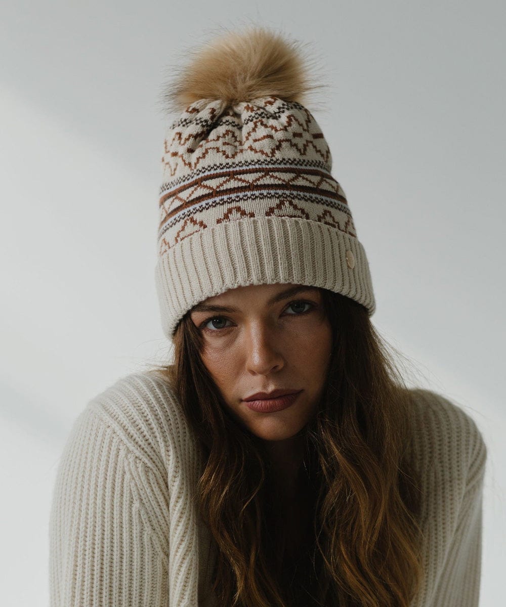 Beanies Aspen Knit Print Beanie