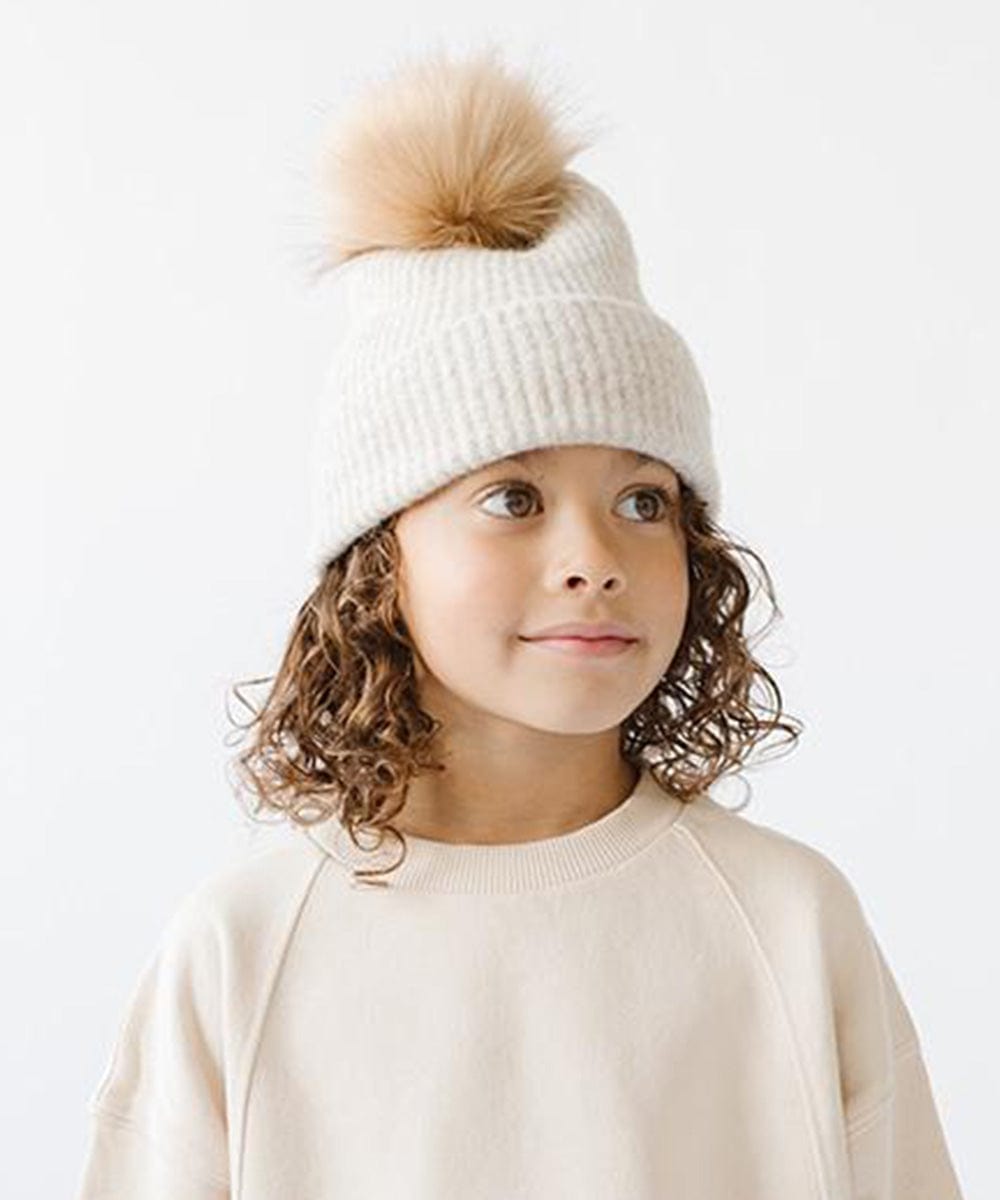 Beanies Milo Kids Pom Beanie Oatmeal