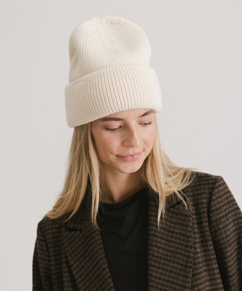 Beanies Lou Knit Beanie Off White