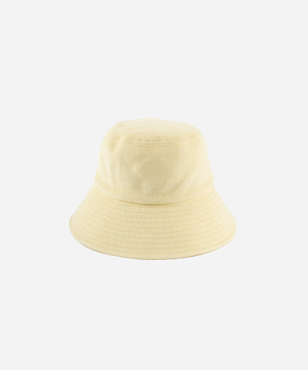 Gigi Pip bucket hats for women - Blair Terry Bucket Hat - 100% cotton terry, packable friendly bucket hat for women [butter yellow]