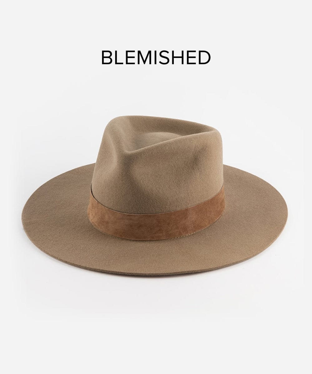 Blemished Felt Miller Fedora - Brown BLEMISHED 55 XS / Brown