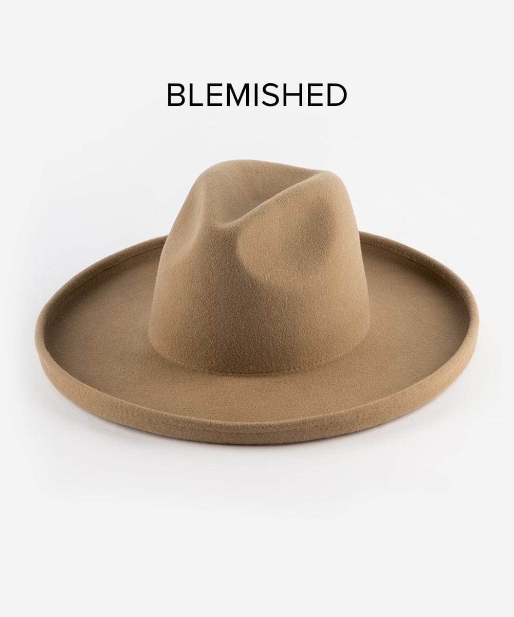 Blemished Felt Maude Pencil Brim - Tan BLEMISHED 55 XS / Tan