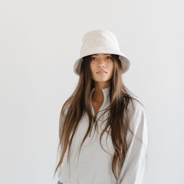 Gigi PIP Women's Bucket Hat Cotton Vegan Packable Foldable Rylee