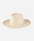 Gigi Pip straw hats for women - Cara Loren Pencil Brim Straw Hat in white, lightweight straw with pencil rolled up edge [white]