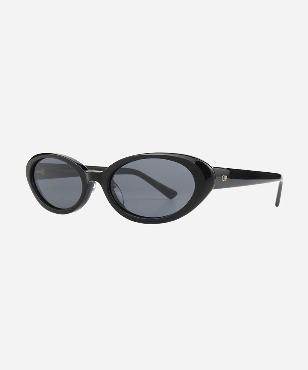 Gigi Pip sunglasses for women - Dionne Oval Sunglasses - trendy oval style women's sunglasses with acetate frames with protective polarized lenses [black]