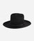 Gigi Pip felt hats for women - Ezra Western - classic cattleman crown with a stiff, upturned brim and features a removable tonal grosgrain band [black]