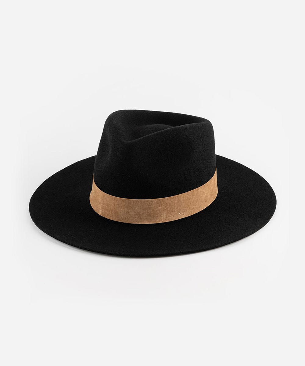 Felt Hats Miller Fedora Black-Brown / XS 55