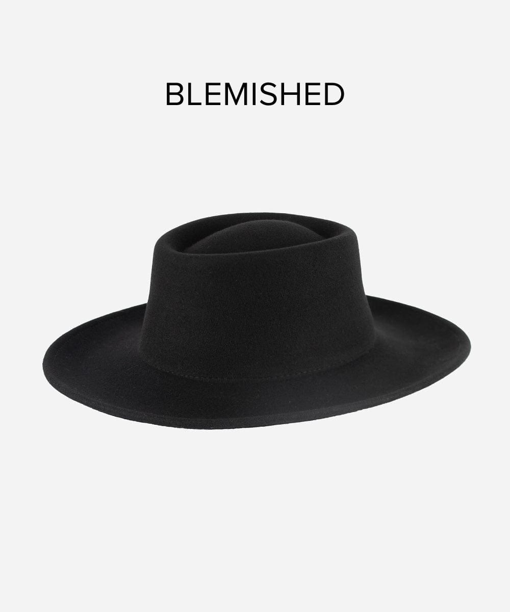 Felt Hats Ginger Gambler - Black BLEMISHED Black / XS 55