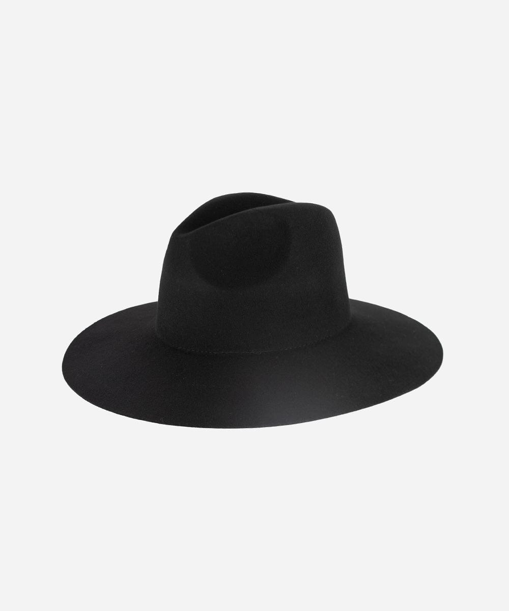 Felt Hats Scottie Wide Brim Fedora Black / XS 55