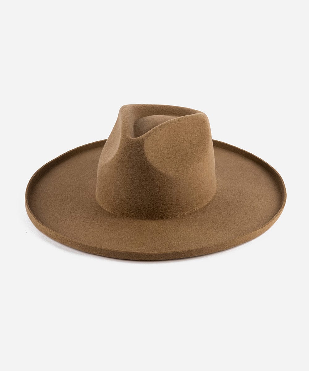 Felt Hats Amelia Pencil Brim Fedora Brown / XS 55