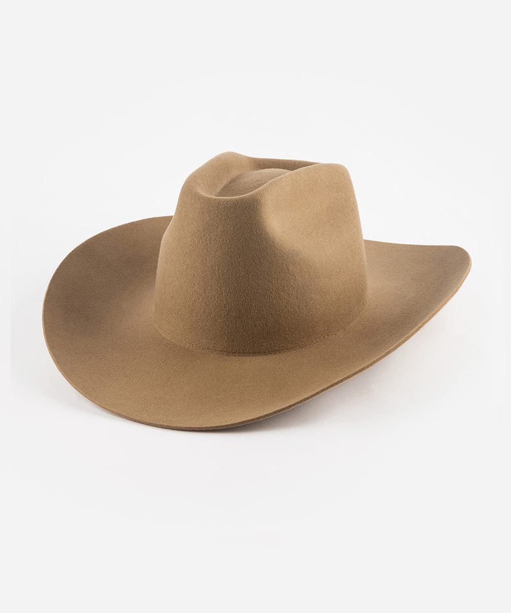 Felt Hats Lane Brick Top Brown / XS 55