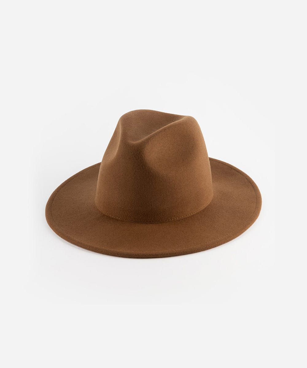 Felt Hats Wes Fedora Brown / XS 55