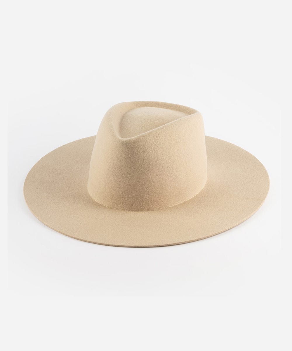 Felt Hats Dakota Triangle Crown Cream / XS 55