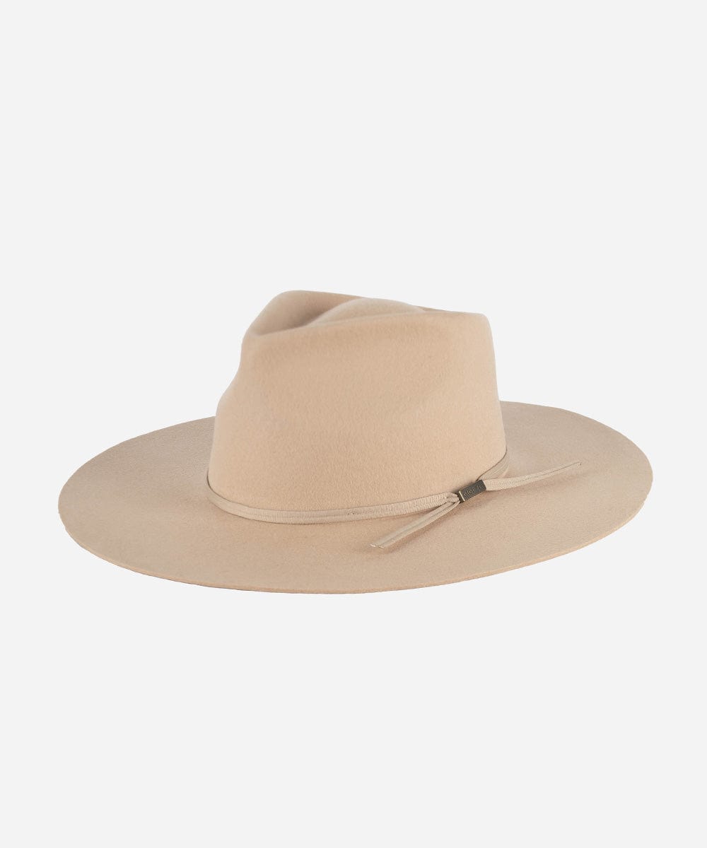 Felt Hats Emery (Swiss Days) Teardrop Fedora Cream / XS 55