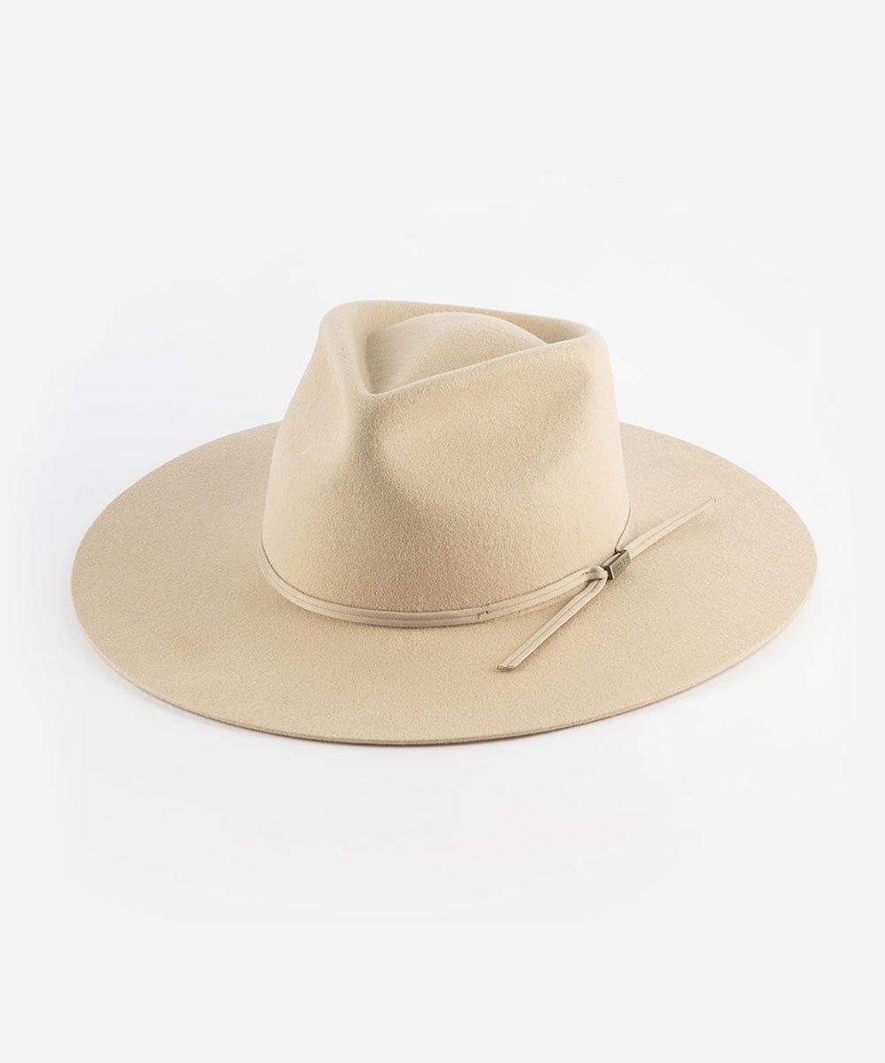 Felt Hats Emery Teardrop Fedora Cream / XS 55