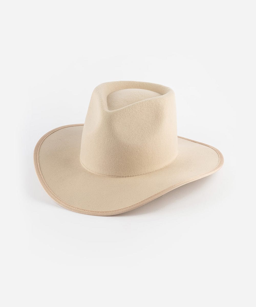 Felt Hats June Teardrop Rancher Cream / XS 55