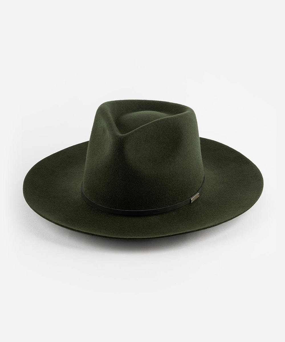 Felt Hats Rowan Fedora Dark Green / XS 55