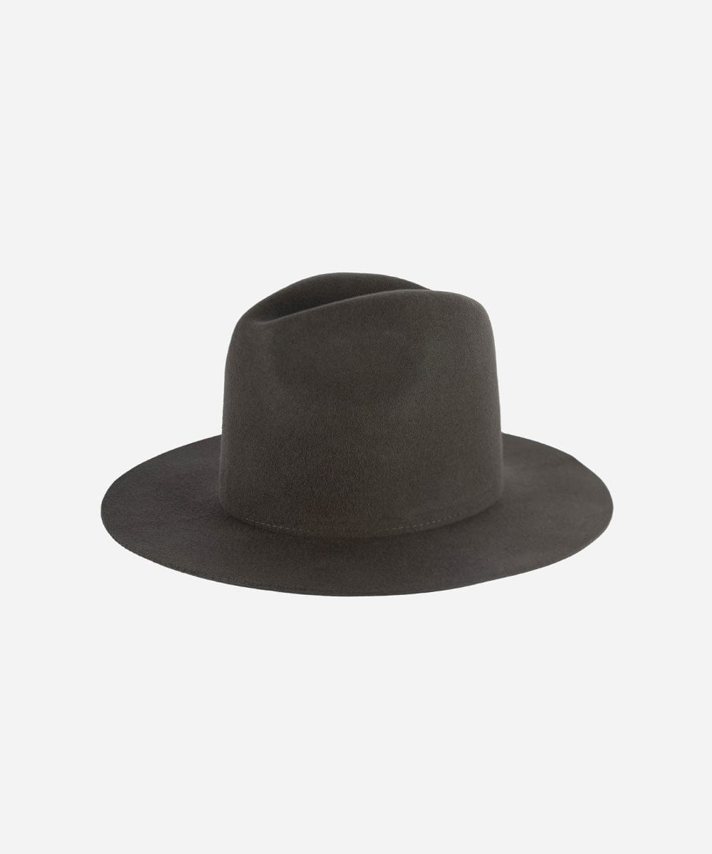 Felt Hats Billie Tall Fedora Dark Grey / XS 55