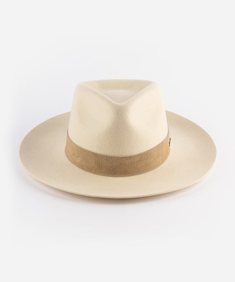 Gigi PIP The Holly Teardrop Rancher Fedora Off White 57 S M