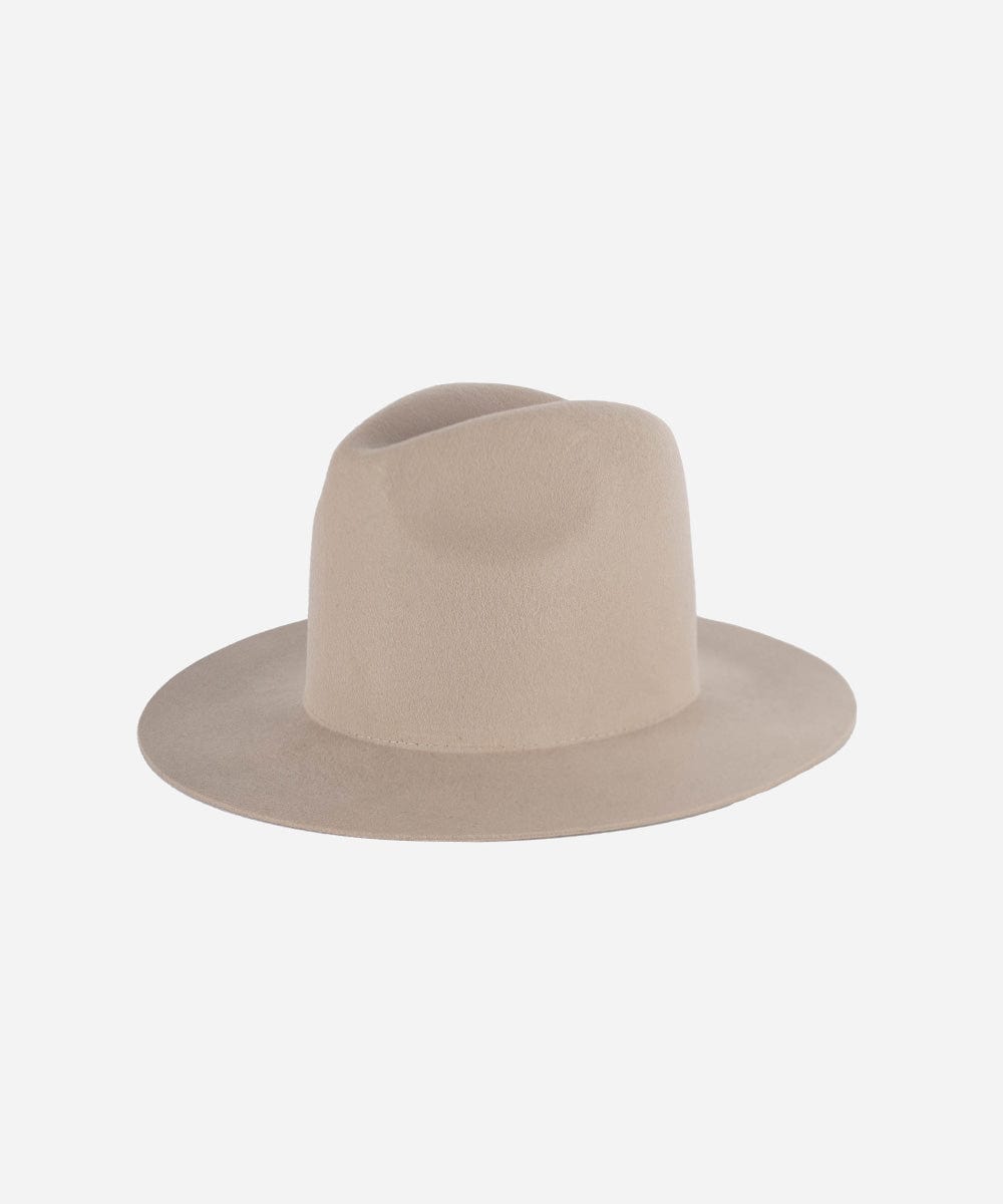 Felt Hats Billie Tall Fedora Ivory / XS 55