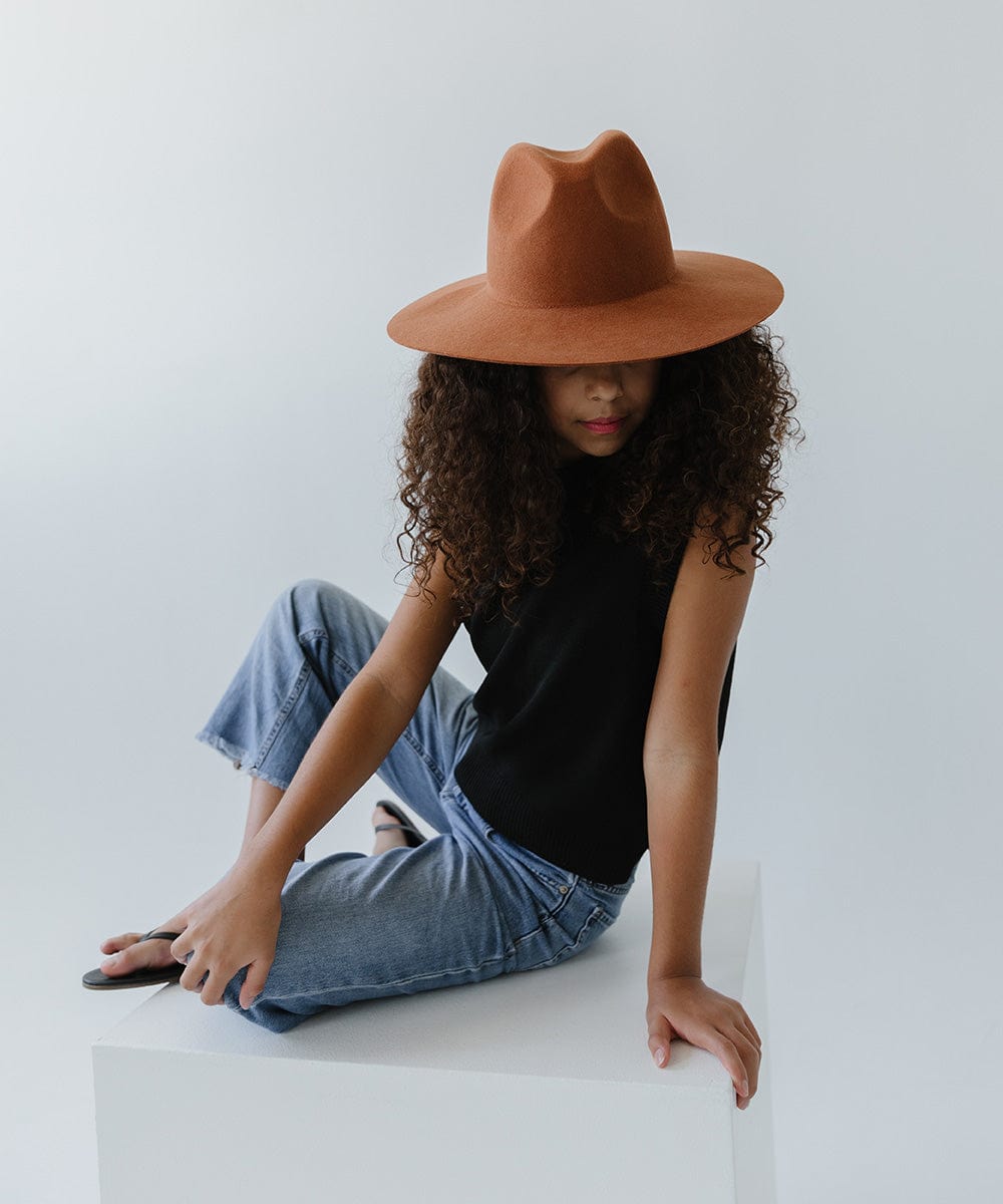 Felt Hats Kids Emma Wide Brim Fedora