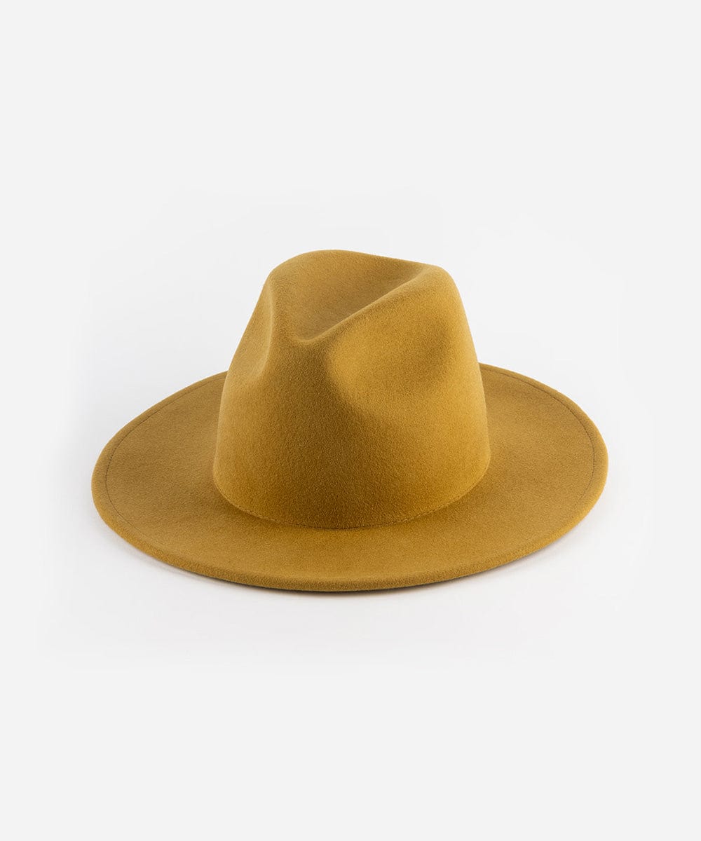 Felt Hats Wes Fedora Mustard / XS 55