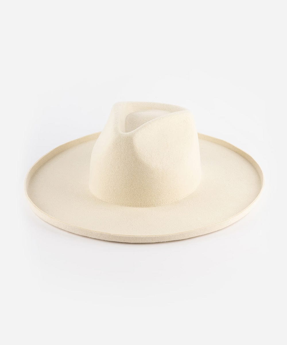 Felt Hats Amelia Pencil Brim Fedora Off White / XS 55