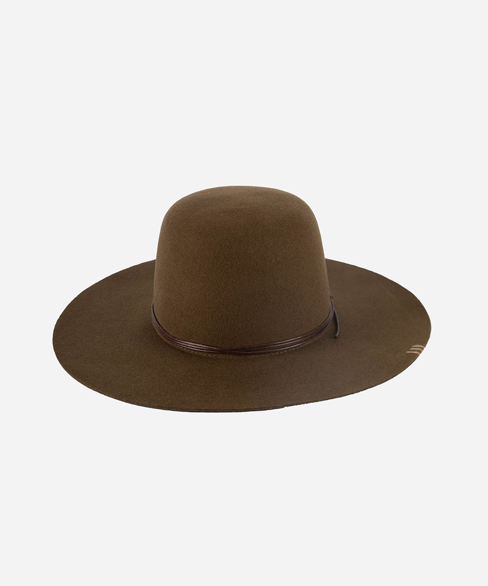 Felt Hats Rue (Swiss Days) Open Crown Olive / XS 55