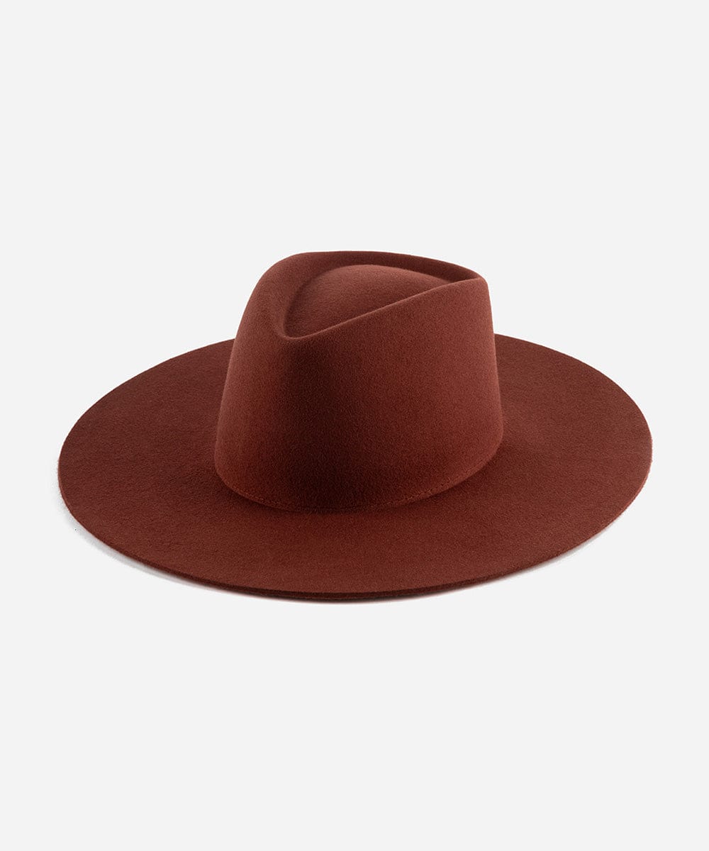 Felt Hats Dakota Triangle Crown Rusty Red / XS 55