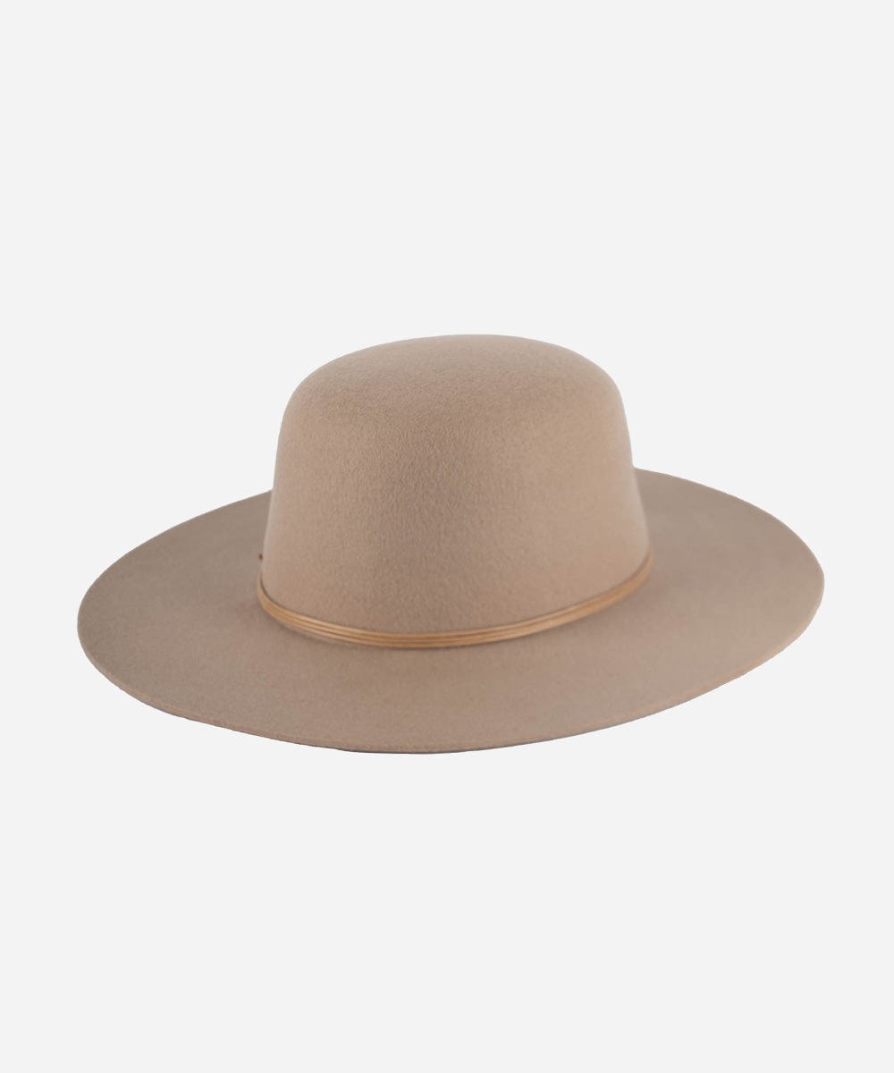 Felt Hats Rue (Swiss Days) Open Crown Sand / XS 55