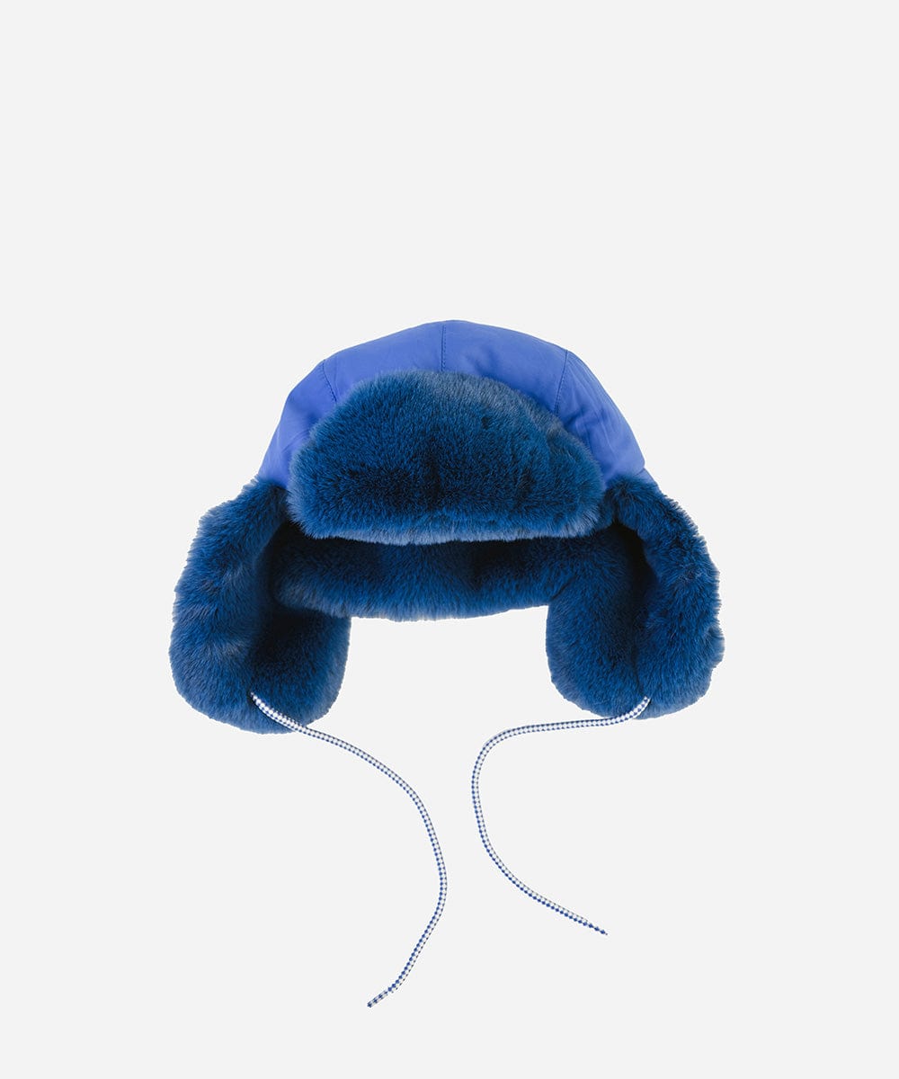 Fur Hats Leda Trapper Hat Alpine Blue / S / M