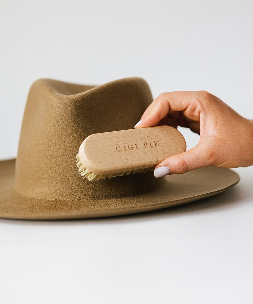 Hat Care Hat Brush Natural / One Size