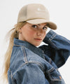 Gigi Pip trucker hats for women - National Parks Foam Trucker Hat - 100% polyester foam + mesh trucker hat with a curved brim featuring the words "National Parks" in a contrasting color as a design across the front panel [tan]