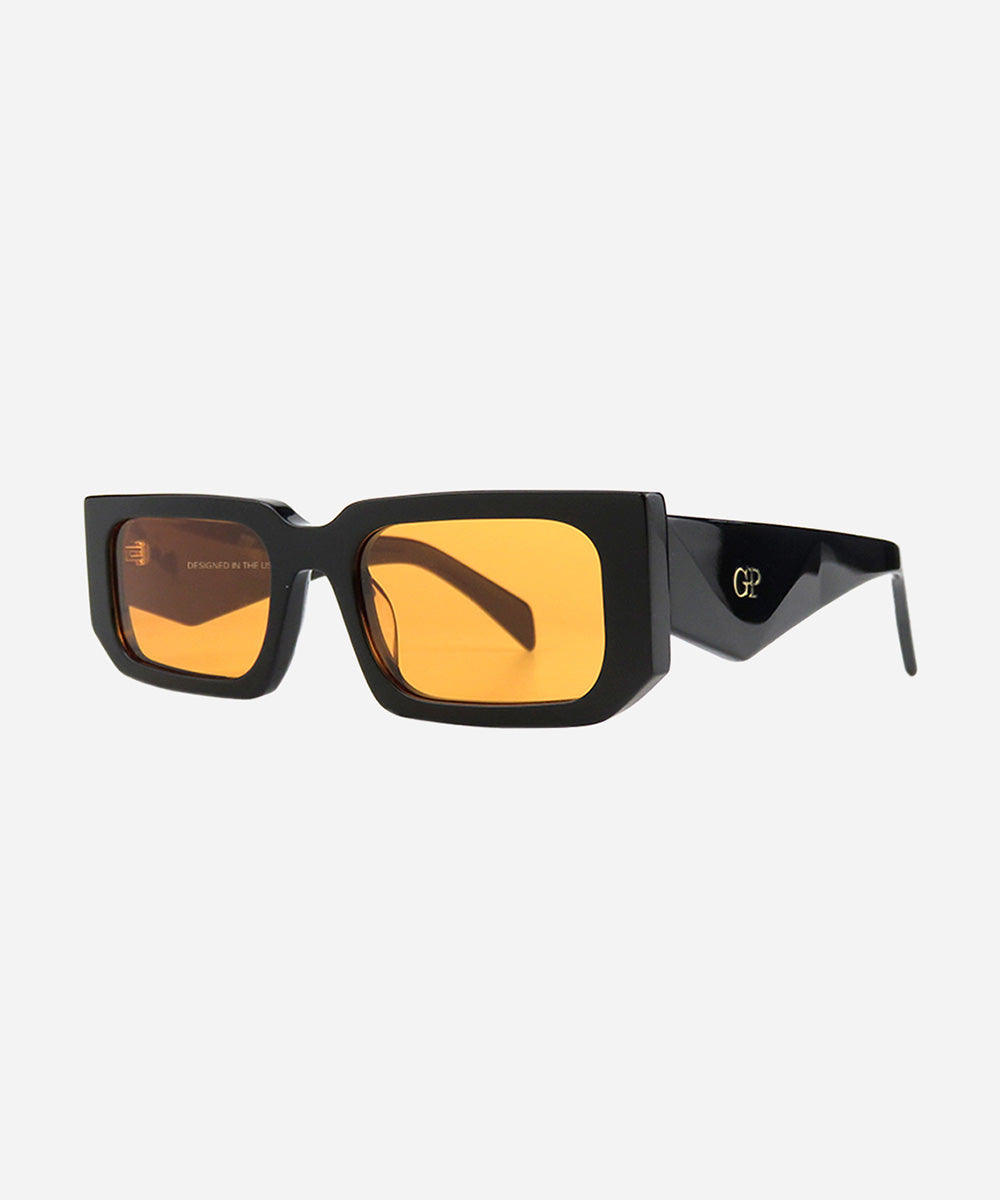 Gigi Pip sunglasses for women - Nova Oversized Rectangle Sunglasses - trendy chunky style women's sunglasses with acetate frames with protective UV lenses [black]