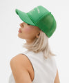 Gigi Pip trucker hats for women - Saddleback Foam Trucker Hat - 100% polyester foam + mesh trucker hat with a curved brim featuring the words "Saddleback Ranch" in a contrasting color as a design across the front panel [vintage green]