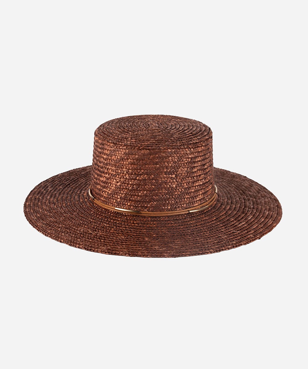 Straw Hats Capri Short Brim Brown / XS 55