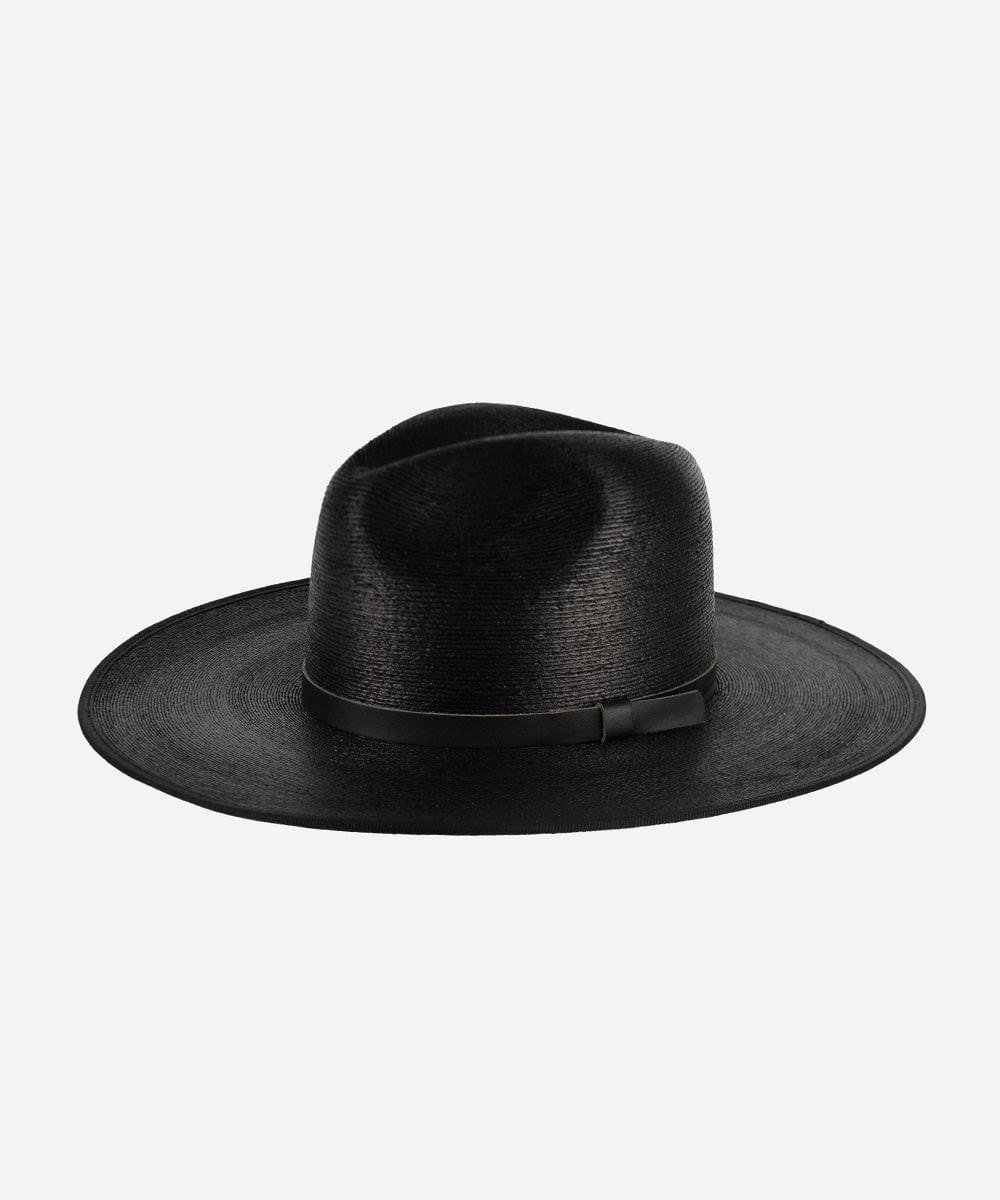 Straw Hats Blake Wide Brim Fedora Limited Edition Black / XS 55