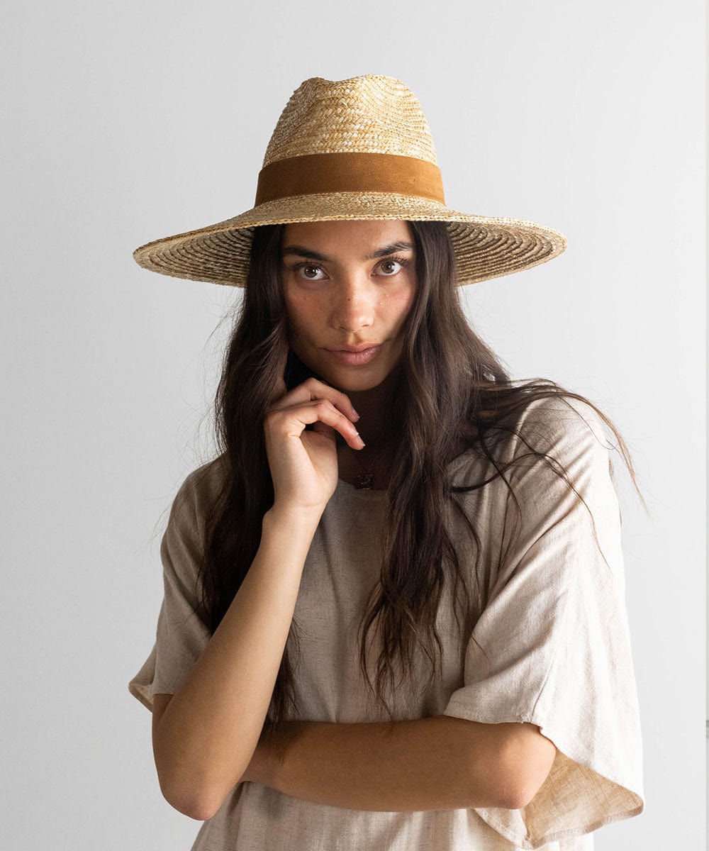 Straw Hats Isla Straw Fedora Natural / 55 XS