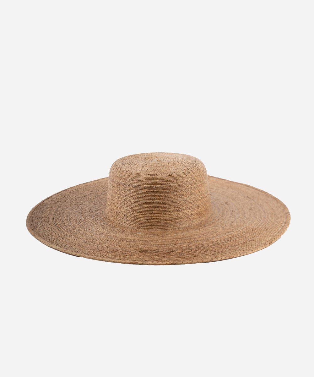 Straw Hats Jae Wide Brim Boater Natural Brown / XS 55