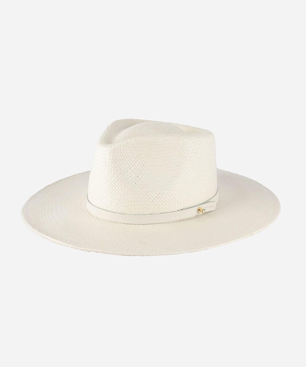 Straw Hats Carmen Teardrop Fedora White / XS 55