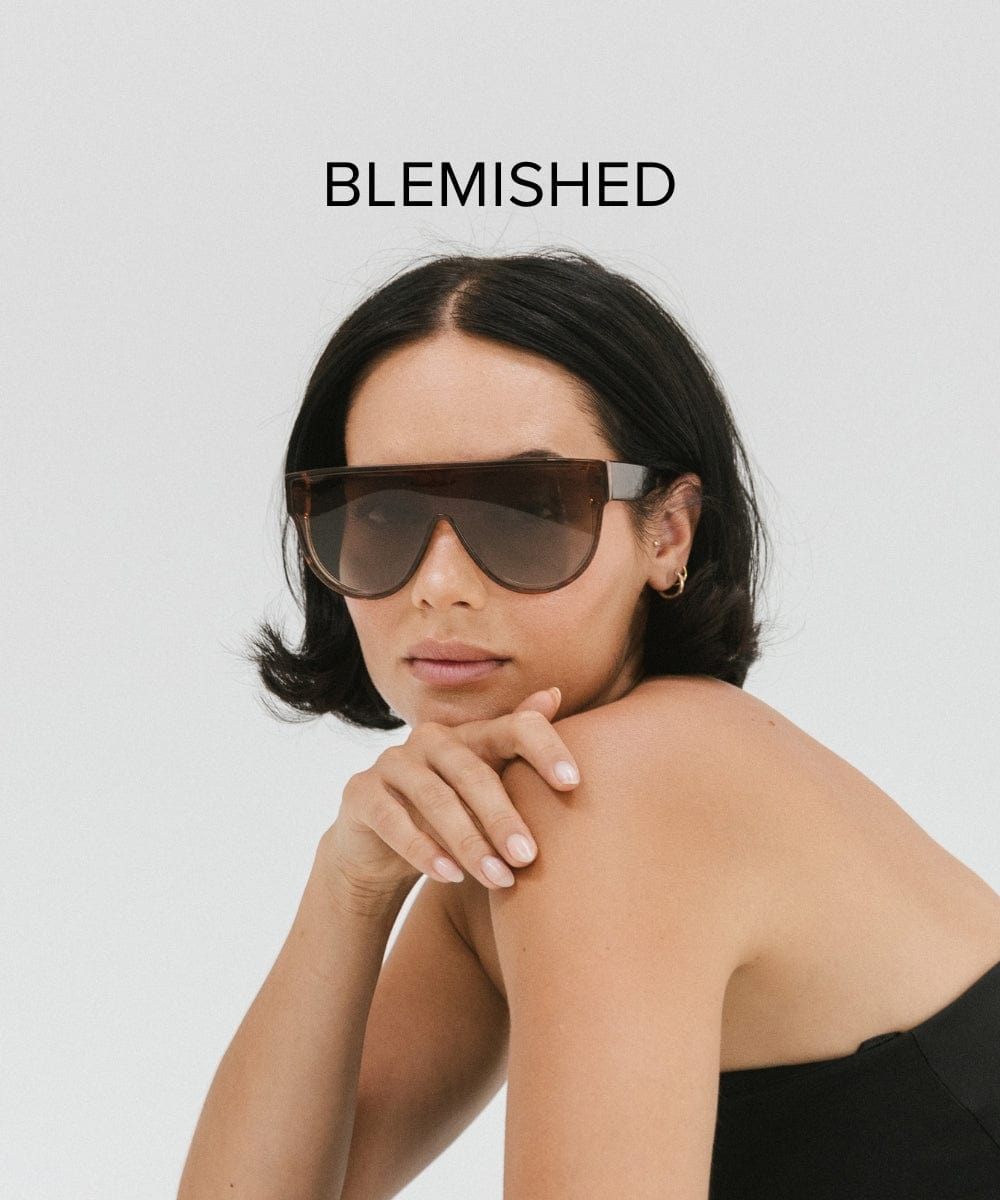 Sunglasses Britt Shield Sunglasses - BLEMISHED Amber