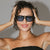 Gigi Pip sunglasses for women - Beau Aviator Sunglasses - aviator style women's sunglasses with acetate frames + nylon, non-polarized lenses [black]