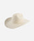 Gigi Pip felt hats for women - Teddy Cattleman - 100% australian wool classic cattleman crown with a wide upturned brim [off white]