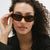 Gigi Pip sunglasses for women - Demi Cat-eye Sunglasses - trendy cat-eye style women's sunglasses with acetate frames with protective polarized lenses [tortoise]