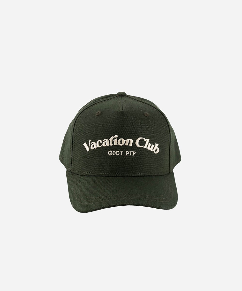 Truckers Vacation Club (Swiss Days) Canvas Trucker Dark Green